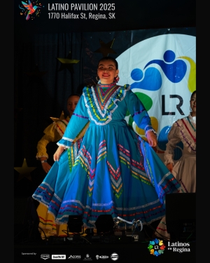 Photo of young Latino girl on stage - Latinos