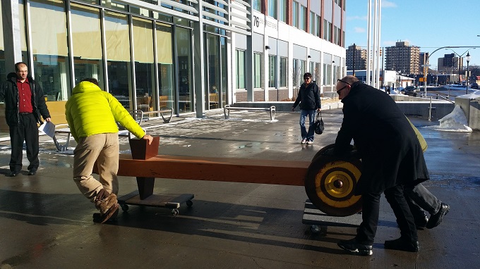 Michael Hosaluk Bench in Saskatoon Police Headquarters