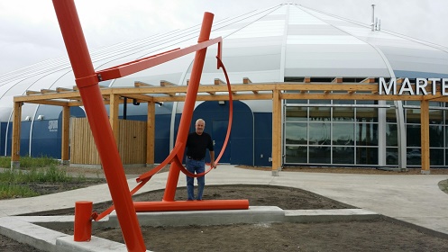 Bentham Sculpture Installed in Martensville