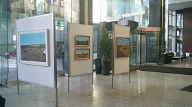 Art in Downtown Regina - Mosaic Tower at Hill Centre III
