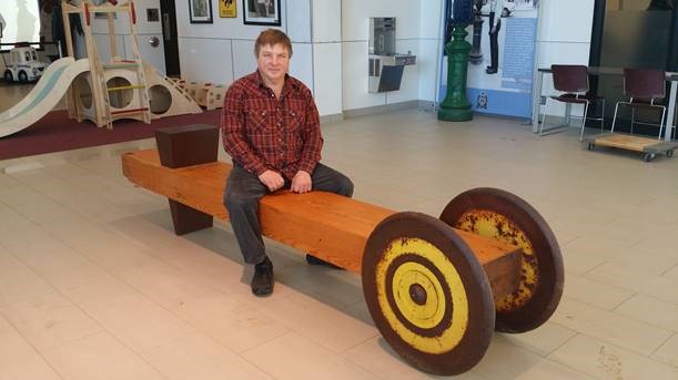 Michael Hosaluk Bench in Saskatoon Police Headquarters