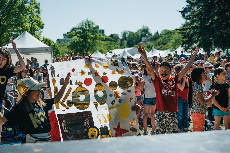 SKArts - Celebrants at the 2019 Nutrien Children's Festival of Saskatchewan.