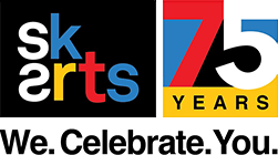 SK Arts 75th Anniversary logo