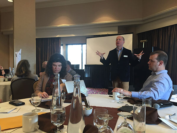 Michael Jones, CEO of the Saskatchewan Arts Board, wraps up the second day
