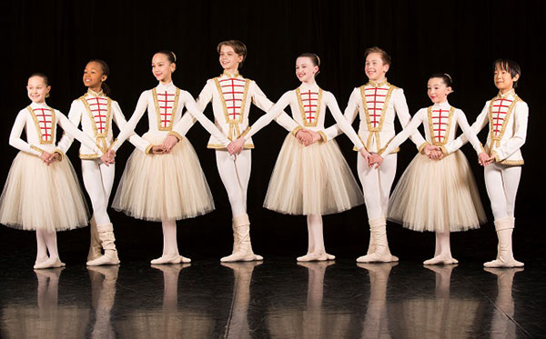 Nathaniel Ritter-Magot performs with other students at the Royal Winnipeg Ballet School
