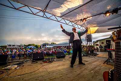 Al Simmons at Willow Bunch FarmFest