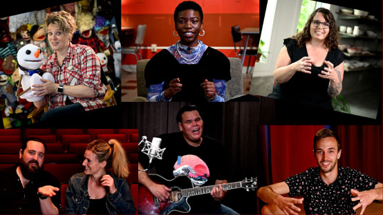 Photos of all of the artists involved in the Ask Artists program