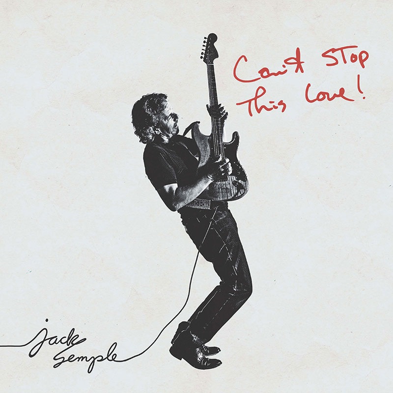 Jack Semple - Man playing a guitar on a picture with an autograph